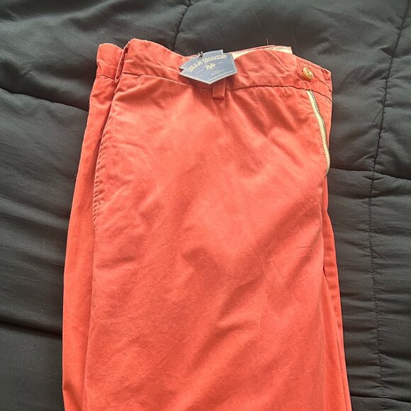 Bills Khakis Other - Bills Khakis Chino Pants Mens 34x32.5 Salmon Coral Made in USA Straight